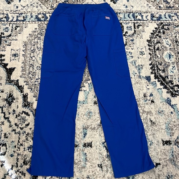 ⛔️SOLD⛔️ 💰 3 for $25 🏷 Women Cherokee Workwear Blue Scrub Pants sz Small - Picture 2 of 11